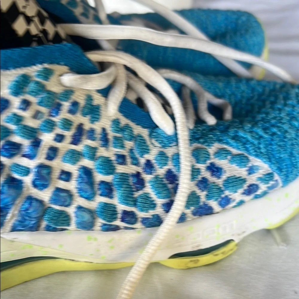Nike Blue and White Performance Sneakers # 207